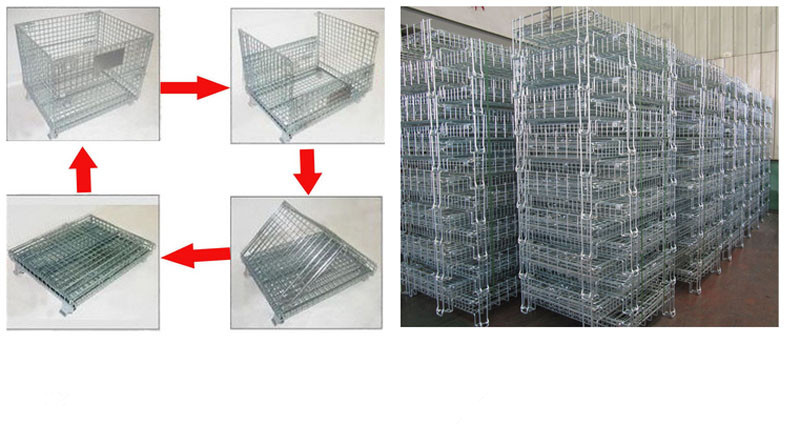 Stackable Steel Pallet Cage