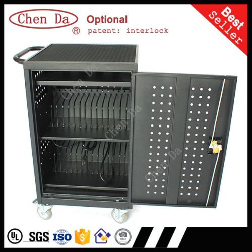 selling 32 device electrical outlet locking charging cart charging cabinet laptop cabinet