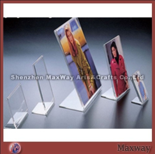 Desk Top Transparent Acrylic Photo Frames