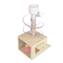 EASTOMMY Montessori Track Ball Game - Rattle Ball Ramp Race Track