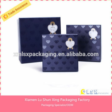 2016 High Quality White Cardboard Custom Paper Gift Box /Flat Folding Gift Box ,Luxury cardboard gift box