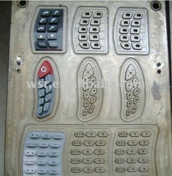 molded silicon keypad or rubber keypad mould
