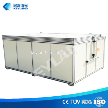 Electronuminance solar crack test detector with infared camera