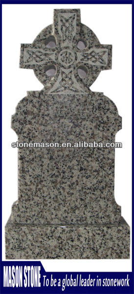 Cheap granite rustic celtic cross headstone monuments