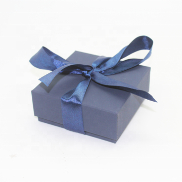 Custom Blue Paper Single Pendant Box