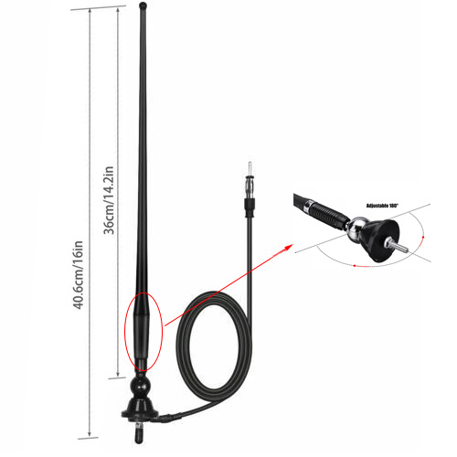 Antena ARIAL sem fio universal para carros