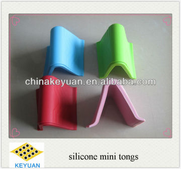 Silicone mini tongs