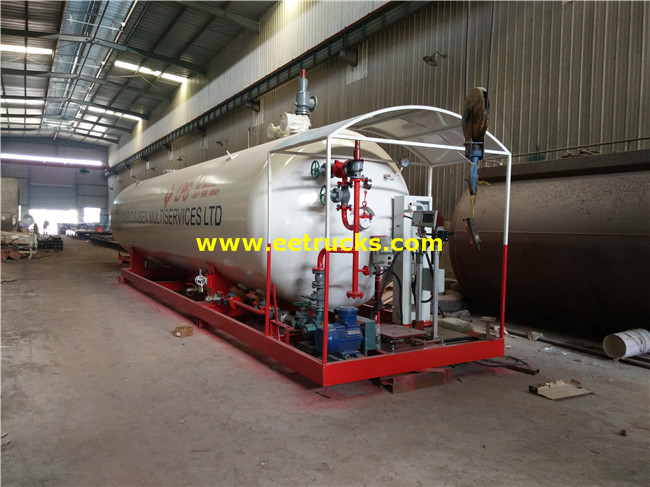 60cbm 30ton estaciones de GLP montadas sobre patín 60cbm 30ton Skid-mounted LPG Stations