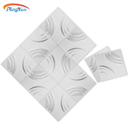 3d pvc wall design panel trade grey color pvc wall panel for night club or hotel decoration