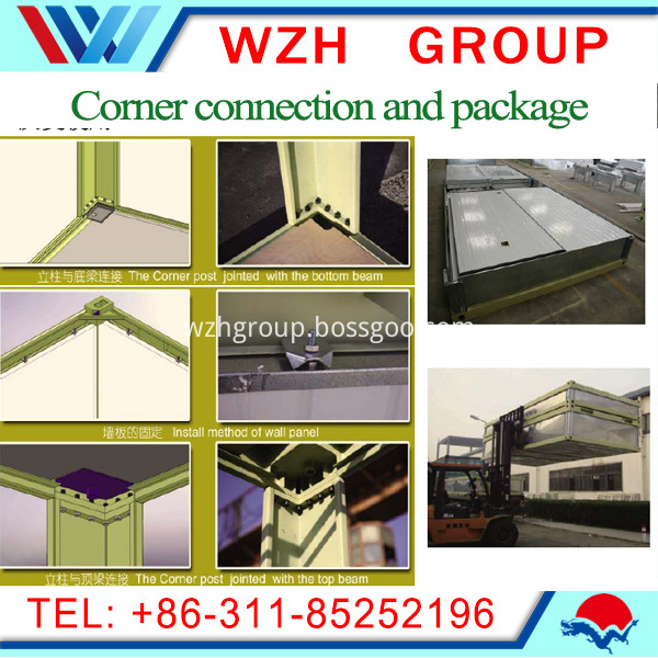 container dormitory corner frame