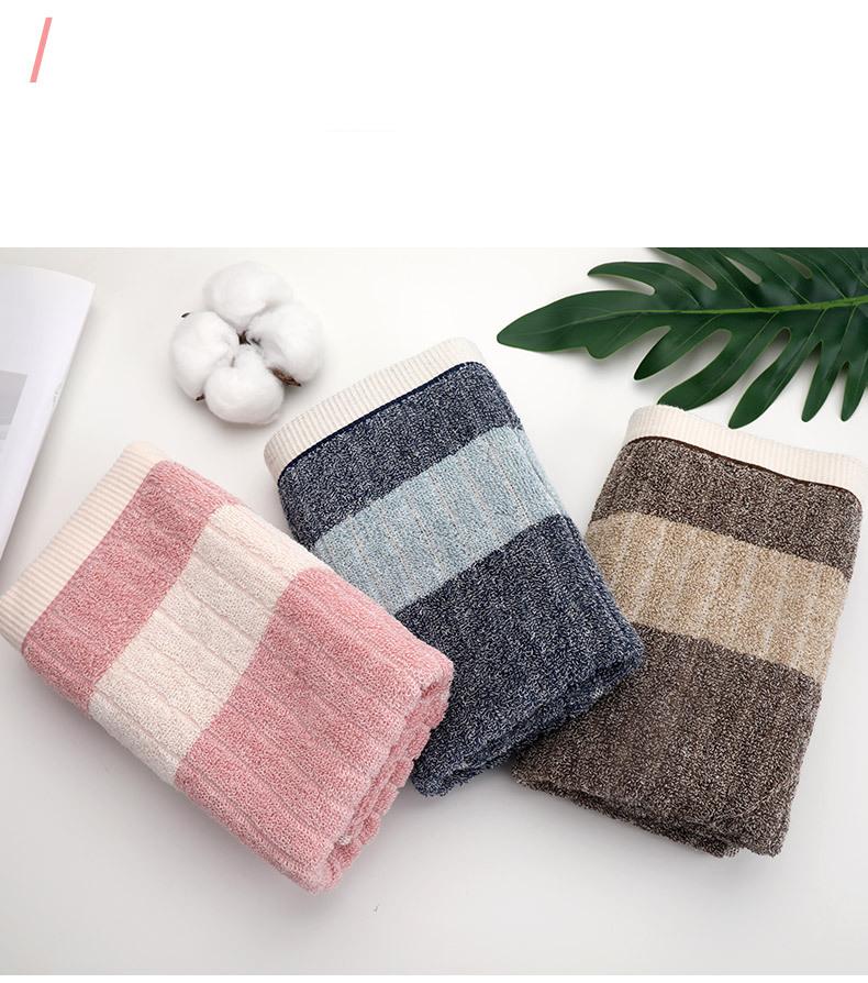 Gift towel customized logo cotton adult water absorbent soft face towel bath towel set of three (3)