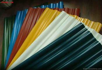 color corrugated steel tile