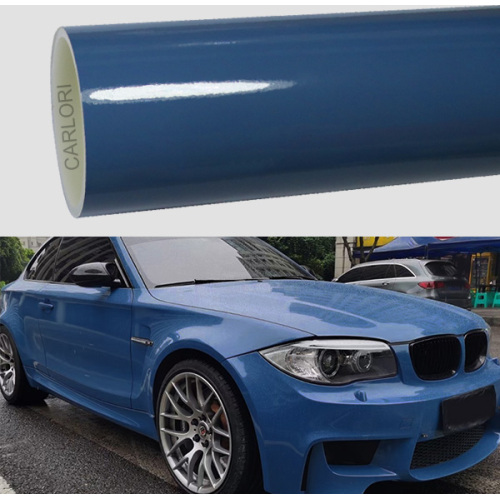 crystal gloss abu dhabi blue car wrap vinyl