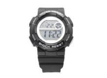 OEM LCD Waterproof Sport Watch With Chronograph , Radium ,
