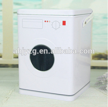 wholesale washing powder tin can natural laundry detergent tin with plastic handle