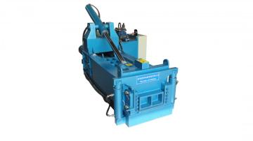 Horizontal metal baler machine