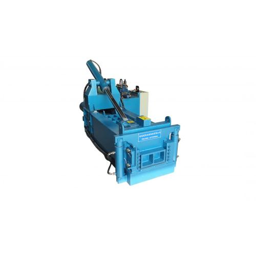 Horizontal metal baler machine