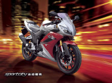 Suzuki Gasoline 200cc Drag Racing Motorcycles With 4 Stroke Single Cylinder Lcd