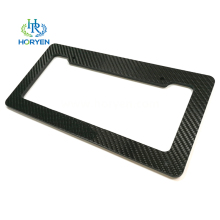 Carbon Fiber License Plate Frame For Motorcycle Car