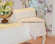 OKEO-TEX100 Certificate striped cotton filled hand pulled silk quilts online