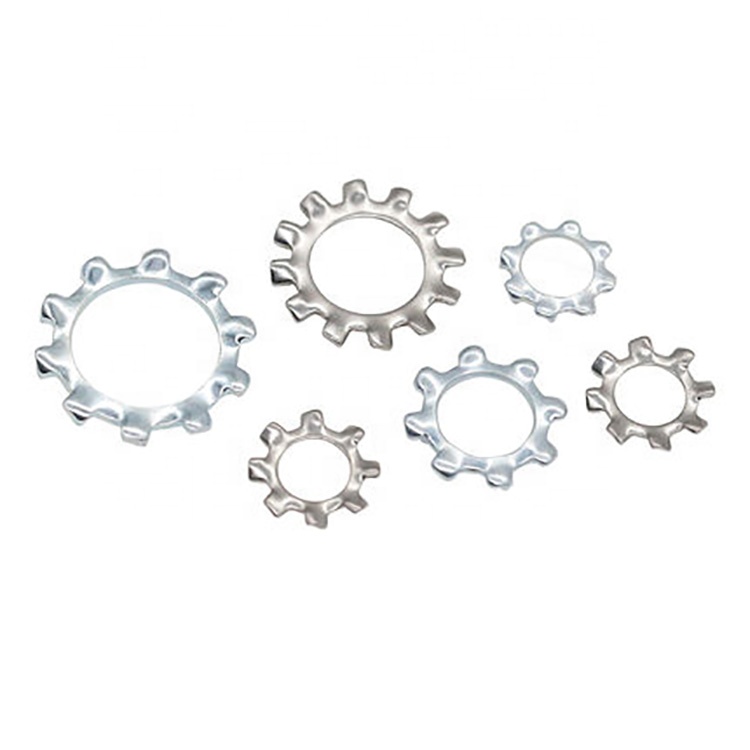 DIN6798 STAINLESS Stol baussenzegen Zänn Serrated Spär Washers