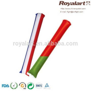 Inflatable balloon cheering sticks