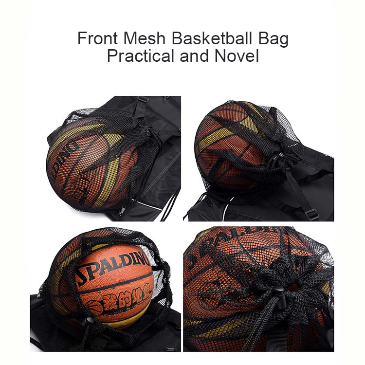 Wholesale Men Storage Basketball School Other Backpacks Custom Gym Sports Travel Riding Bags Removable Drawstring Backpack