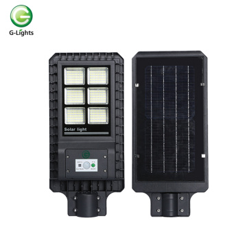 Aluminio exterior de alta calidad IP65 todo en uno 60 80 120 W farola led solar