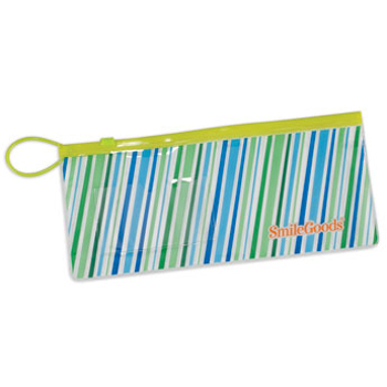 Carriable pvc beach pouch clear pvc zipper pouch