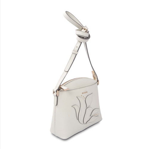 Sac à bandoulière demi-lune en cuir pour femme