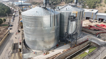 10000T Cement Silo Bulk Material Storage Steel Silo