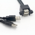 Micro Mini USBA/B/C Panel Montajı USB2.0/3.0 Uzatma Kablosu