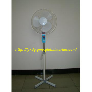 16\"  Oscillating Stand Fan with chromplate 3 blades The V font Phill