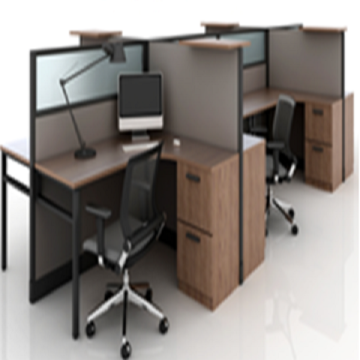 4 Seat Executive Desk Office Furniture Workstation