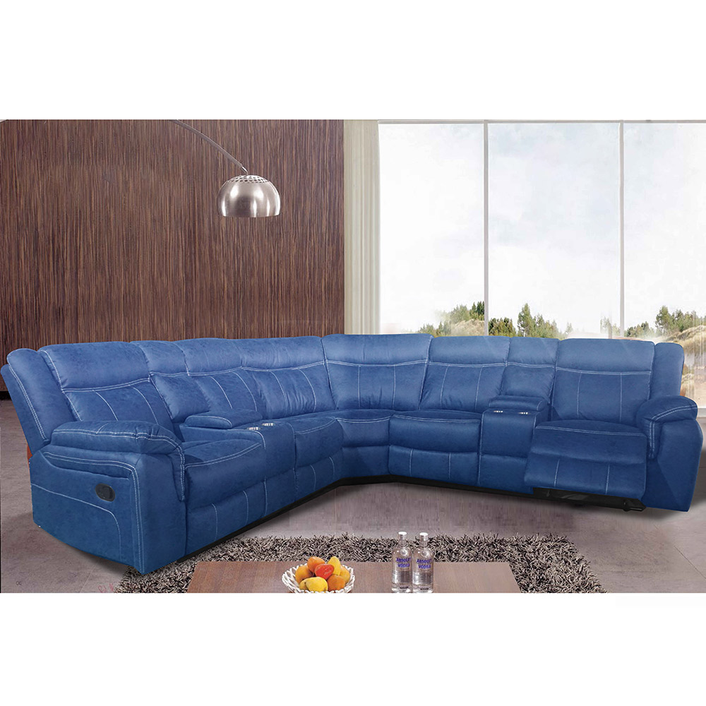 Curved Corner Manual Reclinable Sofa