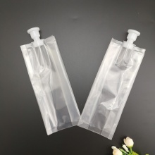 Customized side buckle bag transparent ethanol spout-bag