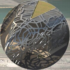 Doha Falcon Tower 4mm Birdnest Solid Aluminum Cladding