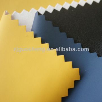 plain pattern dry pu coated polyester fabric