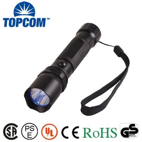 365nm Wavelength UV Light Rechargeable High Power LED 365nm UV Flashlight