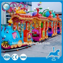 Train!Electric mini train amusement kiddie rides elephant train for sale