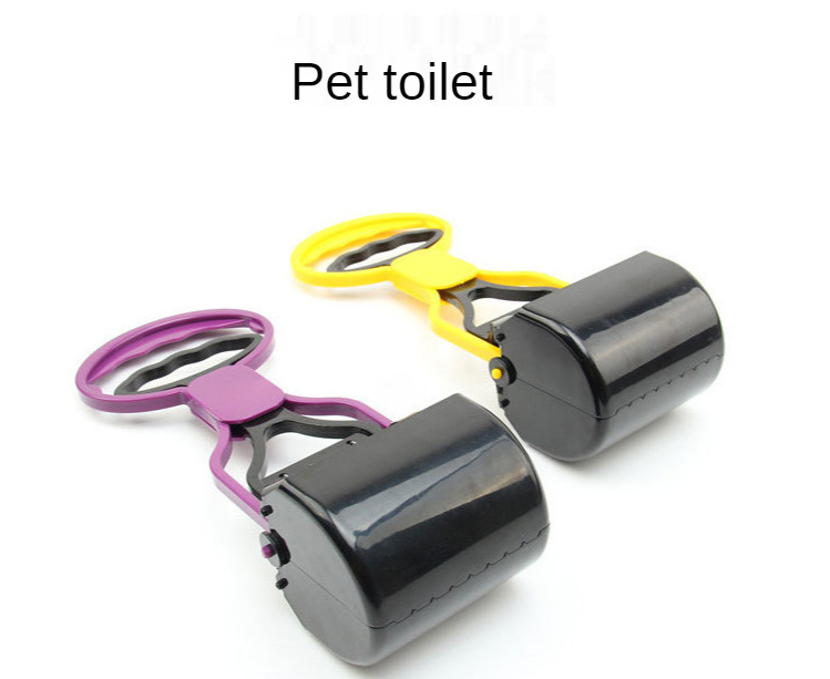 Pet Poop Pick Up Toilet Picker Portable Plastic Dog Pooper Grabber