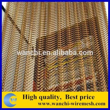 internal deco mesh screen used for indoor room deco/Aluminum alloy chain link corridor deco screen mesh(factory)