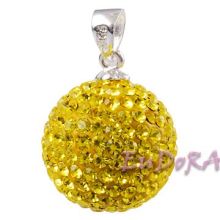 Great Polishing And Delicate Sterling Silver Crystal Ball Beads