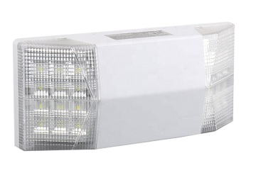 ABS and PC emergency lights