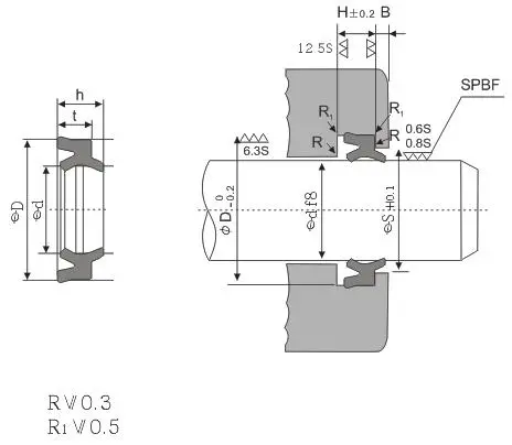 for Rod PDU Seal Pneumatic Packings and Wipers Seal