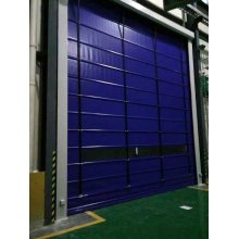 Grande porta resistente industrial industrial do PVC