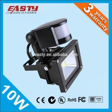 DY-FL-10W with sensor, ip65 outdoor PIR Sensor led flood light