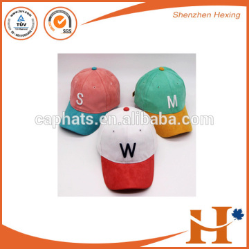 Womens Boys Fashion Letters Suede Baseball Cap