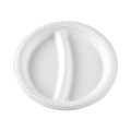 11" Corn Starch Round 4-Compartments Plate