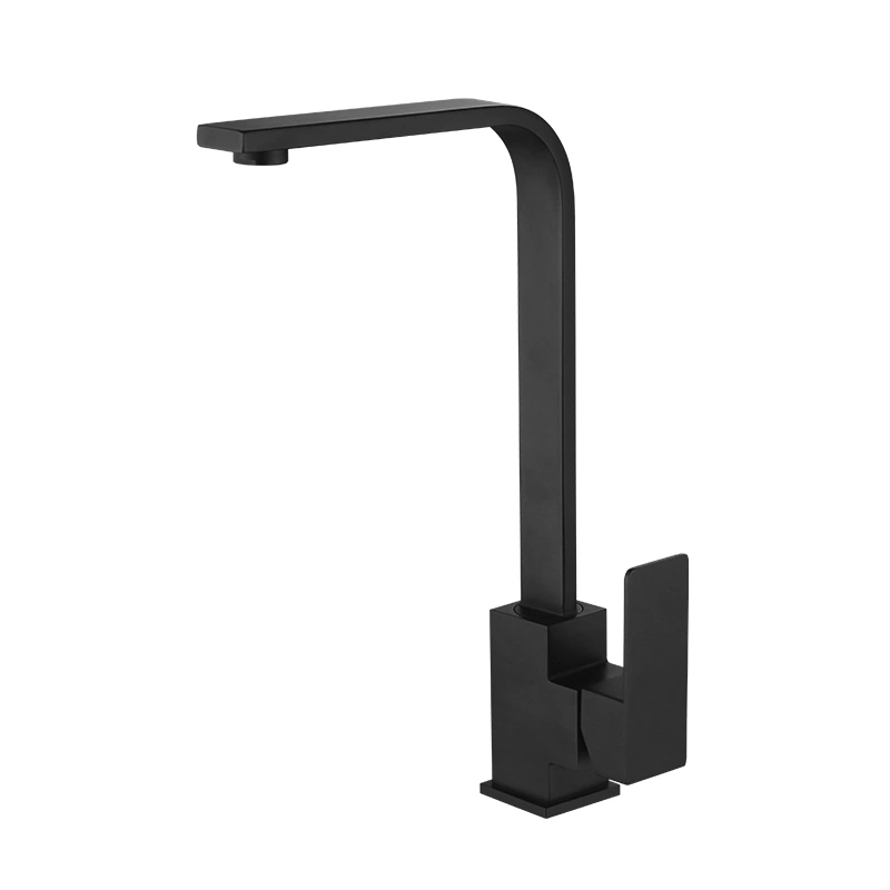 Hot Selling Good Quality Black Colour Stainless Steel Kitchen Tap